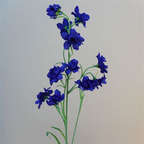 Artificial Flowers Galaxy Delphinium Dark Blue 78cm
