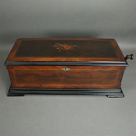 Cylinder music boxes disc musical boxes. Antique Swiss 12-Tune Cylinder Music Box, Inlaid and Ebonized Case, circa 1900 at 1stdibs