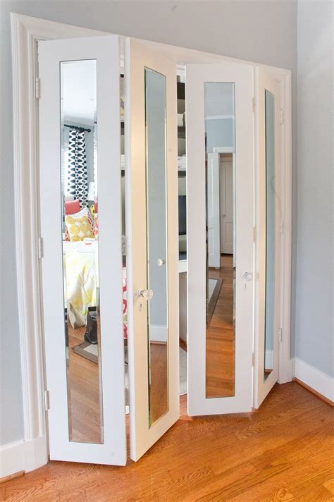 Check out our sliding mirror door selection for the very best in unique or custom, handmade pieces from our mirrors shops. Closet Door No Bottom Track | Mirrored bifold closet doors ...