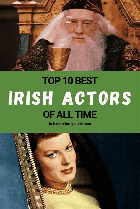 The 10 Best Irish Actors Of All Time Ranked