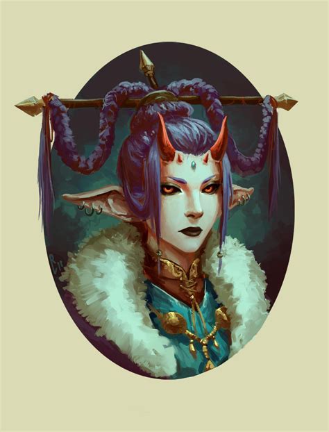 Demon Princess By Artdeepmind On Deviantart Fantasy Character Art Rpg