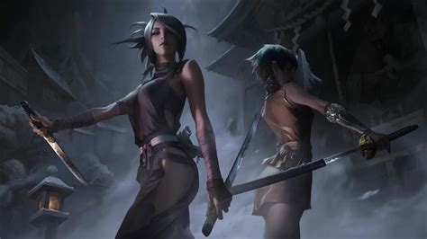 Twins Ninja Assassin Live Wallpaper MoeWalls