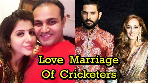 10 Indian Cricketers Who Had Love Marriage Shocking Love Story Of
