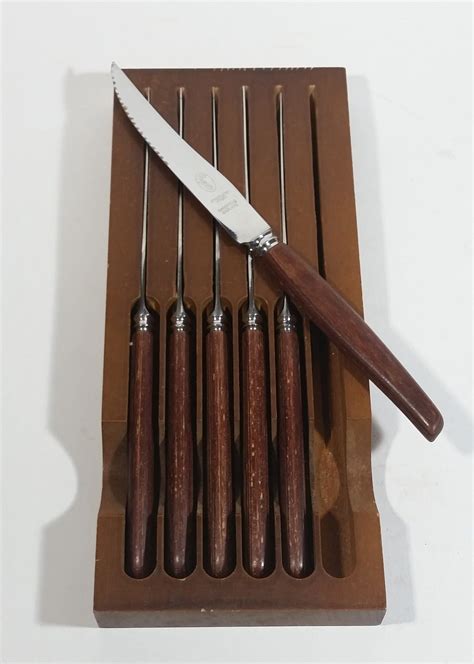 Vintage Sheffield England Premier Stainless Steel Knife Knives Set Of 6