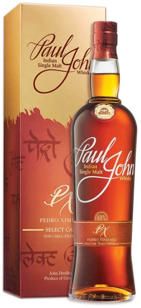 Paul John Px Select Cask Indian Single Malt Whisky 48 07l