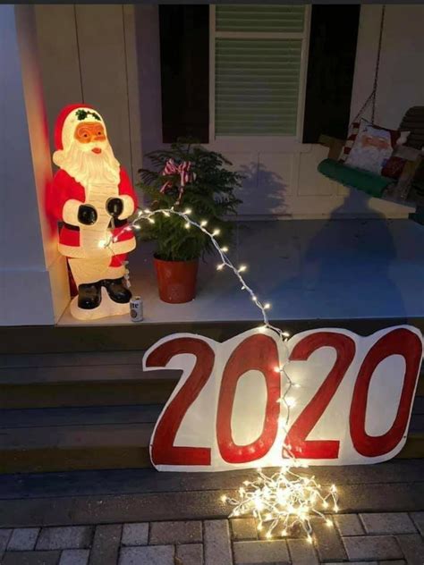 santa peeing on 2020 the adventures of accordion guy in the 21st century