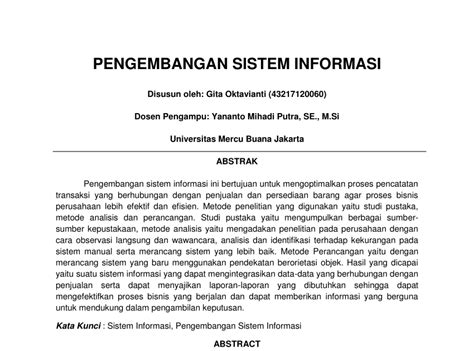 Jurnal Pengertian Sistem Informasi Menurut Para Ahli Livejournalhatesme