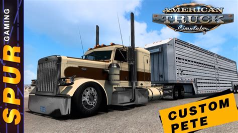 Custom Outlaw Peterbilt 379 Cat 3408 American Truck Simulator Youtube