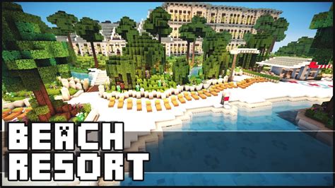 Minecraft Beach Resort Youtube