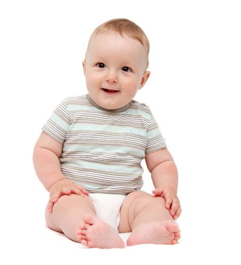 Baby Smiling Stock Image Image Of Human Care Isolated 34583433