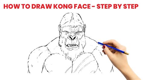 How To Draw Kong Step By Step Tutorial Mady Arts YouTube