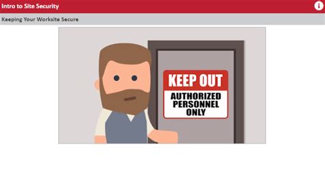 Refresher Intro To Site Security Safetynow
