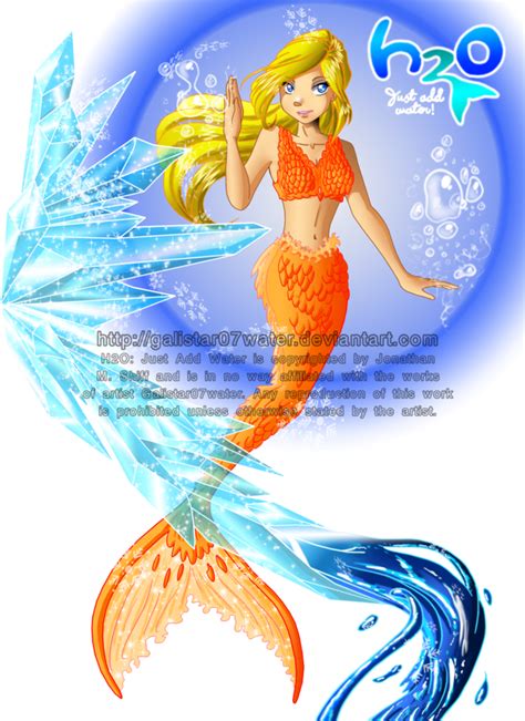 H2o Emma By Galistar07water H2o Mermaids Mako Mermaids Mermaid Drawings