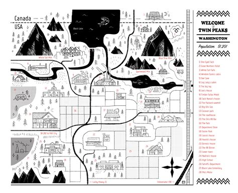 Twin Peaks Maps
