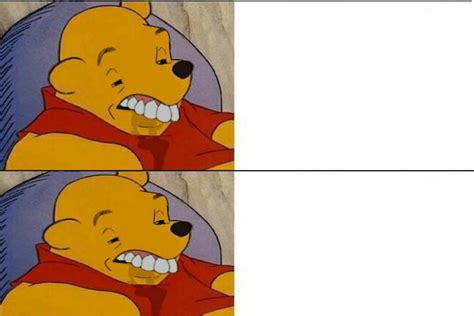 Winnie The Pooh Meme Template 3 Panel Pe