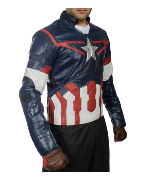 captain america avengers age of ultron leather jacket eaglon sports