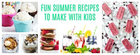 Fun Summer Recipes To Make With Kids Jenny At Dapperhouse