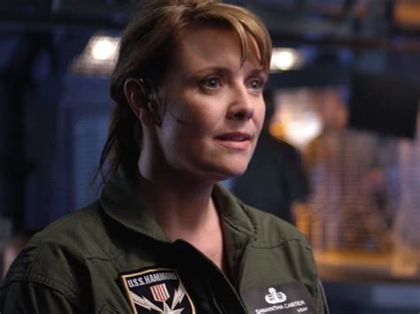 amanda tapping as sam carter in stargate universe amanda tapping fans