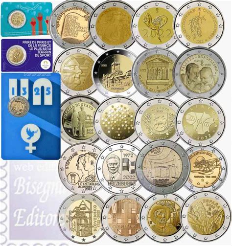 Monete Euro Collezione Completa Basic 2 Euro Commemorativi 2022 23