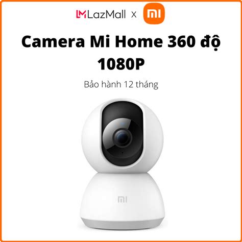 Camera Giám Sát Xiaomi Mi Home 360 độ 1080p L Hỗ Trợ Thẻ Nhớ Micro Sd