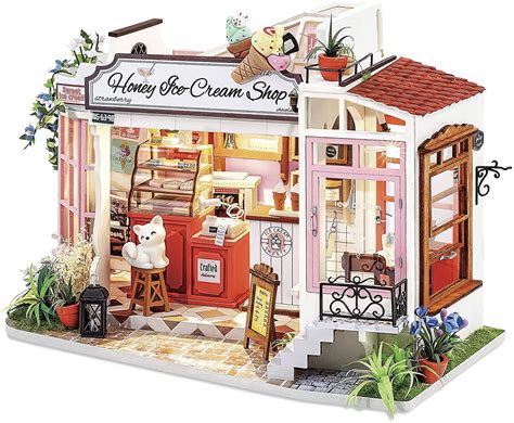 Buy Rolife Diy Miniature Dollhouse Kit With Led 124 Scale Tiny House Making Kit Home Decor Ts