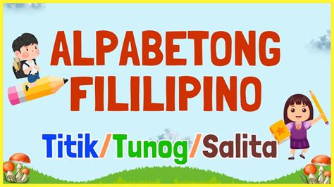 Alpabetong Filipino Titik Tunog At Salita Magsanay Bumasa