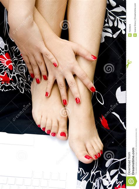 Hands And Feet Stock Photo Image Of Hand Beauty Hands 7523624