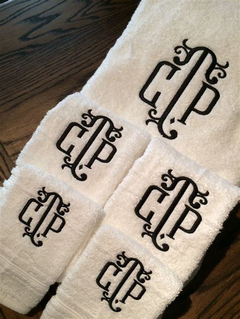 Pin On Monogrammed Towels