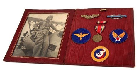 Book Of Wwii Army Air Corps Medals And Patches Lot 9433