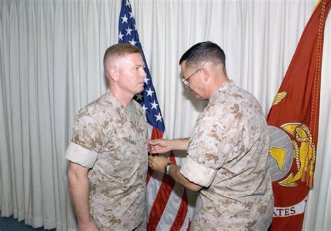 Us Marine Corps Usmc Colonel Col Larry Brown Right Assistant