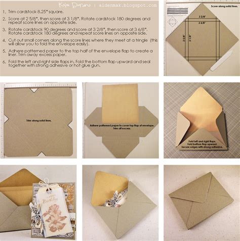 Thick Envelope Envelope Tutorial Card Craft Cards Handmade