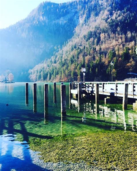 The Königssee Is A Natural Lake In The Extreme Southeast