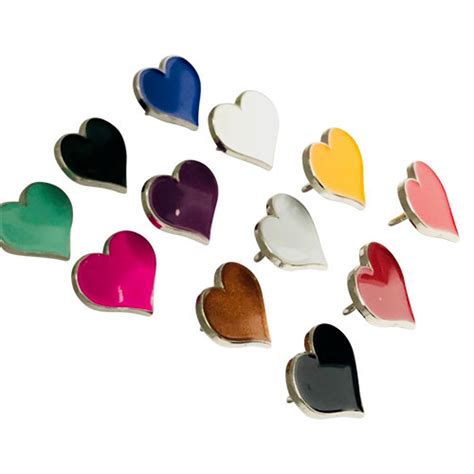 Love Heart 20mm Lapel Pin Badges Beautifully Made From Metal Etsy