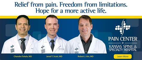Kansas Spine And Specialty Hospital Promoting Vitality Transforming Lives