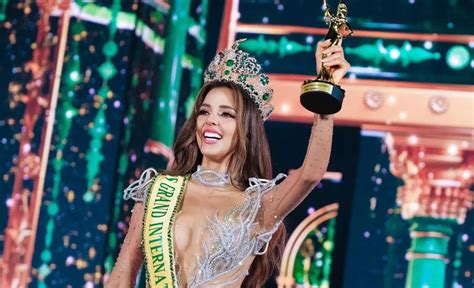 Luciana Fuster Miss Perú Ganó El Certamen Miss Grand International 2023 Mujer