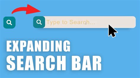 Expanding Search Bar Using Html And Css Tutorial Youtube