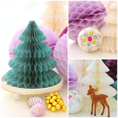 Paper Trees Creative Christmas Christmas Decorations Honeycomb
