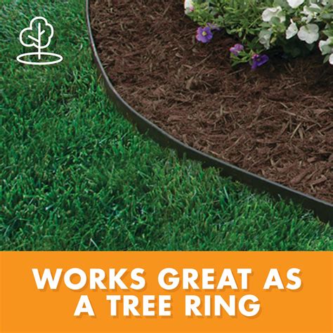 Steel landscape edging is one of the easiest and least expensive ways to enhance landscaped areas. Dimex EasyFlex Plastic No-Dig Landscape Edging Kit, 100 ...