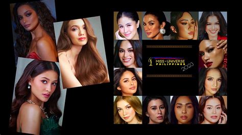 Miss Universe Philippines 2023 Contestants Youtube