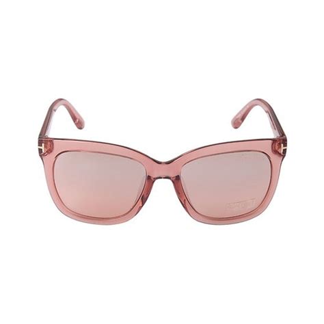 Women S Sunglasses Pink Crystal Pink Gradient Tom Ford Touch Of Modern