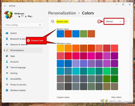 How To Change Accent Color In Windows 11 And Windows 10 Winbuzzer