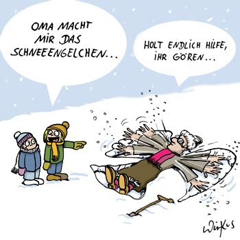 A beautiful dream or a grotesque nightmare. Schnee-Engelchen von verwirkt_cartoons | Sport Cartoon ...