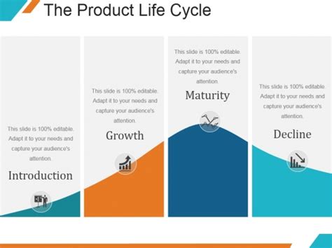 4 Examples Of Presenting Product Life Cycle By Ppt Diagrams Infodiagram