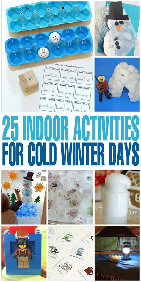 25 Indoor Activities For Cold Winter Days Frugal Mom Eh
