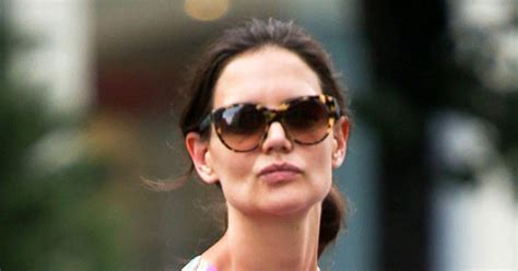 Katie Holmes Is Incognito After Clothing Swap Pics E Online