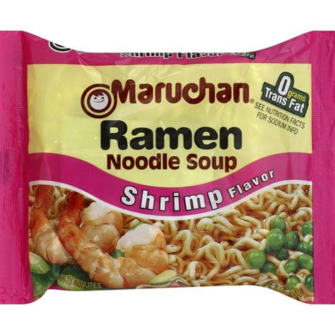 Maruchan Soup Ramen Noodle Shrimp Flavor 3 Oz Instacart