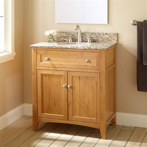 I am custom designing our new modern bathroom's vanity. Bathroom Wood Sink Vanity | Signaturehardware.com