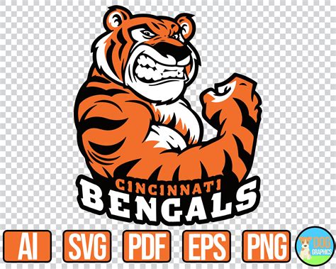 Cincinnati Bengals Svg Nfl Football Sports Logo For Cricut Etsy