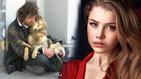 Vajza shpëtoi një burri të varfër me një qen nga dimri i ftohtë dhe më