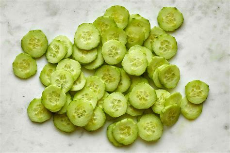Peel and very thinly slice the cucumbers. Polish Cucumbers in Sour Cream (Mizeria) Recipe